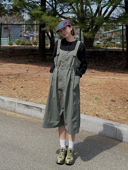 @jolirevee / 여성 에코 브리즈 오버롤 원피스