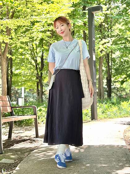@iamiamdaisy / 여성 로고 그래픽 반팔 티셔츠